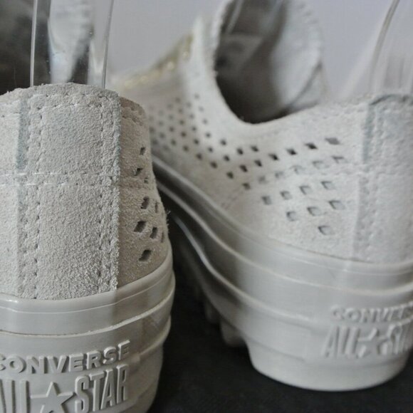 Converse Chuck Taylor® All Star® Lift Ripple Perforated Ox Sneakers - Picture 11 of 14